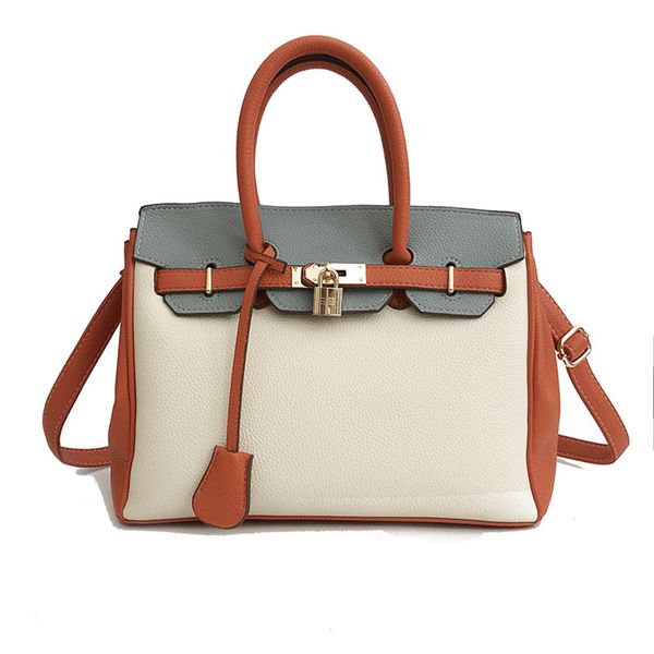 

2021 foreign trade new style lychee pattern platinum bag fashion big one-shoulder bridal handbag, Black;red