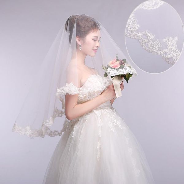 

bridal veils white/ivory wedding veil short blusher accessories 2021, Black