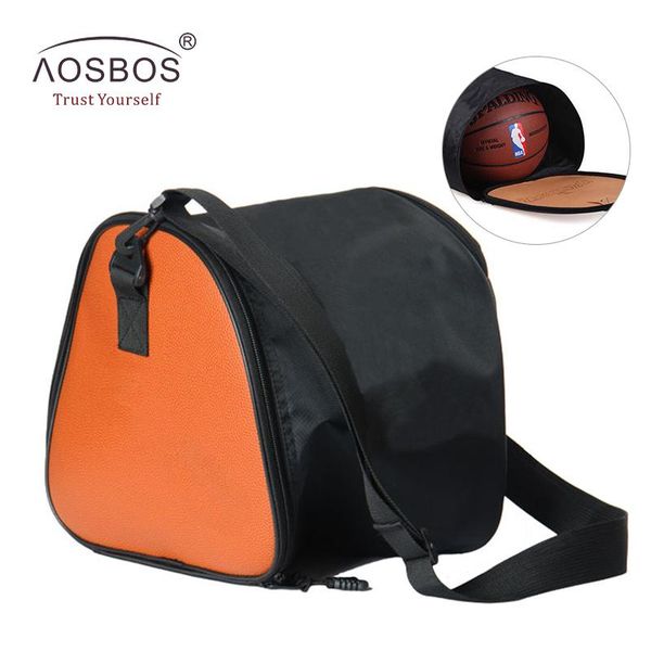 

outdoor bags aosbos 2021 basketball for women men waterproof leather gym bag lightweight fitness sport training