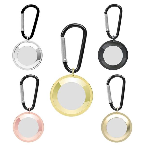 

keychains 1pc protection case for airtags protective sleeve cover protector shell air tags anti-lost device keychain easy to carryl198, Silver