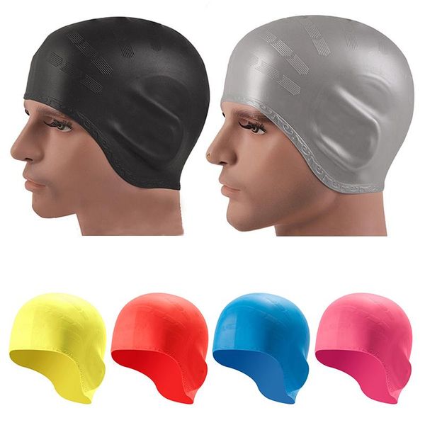 

ear protection swimming cap men women waterproof caps