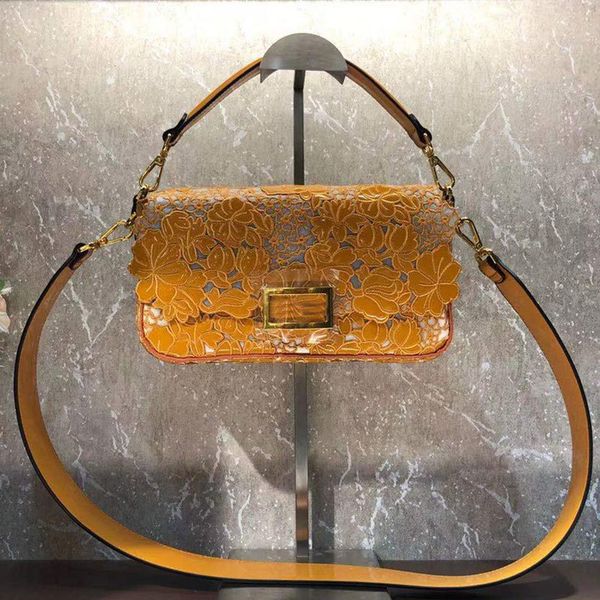 

lady flap crossbody bag women retro messagner handbag hollow out printing shoulder back pack wide starp