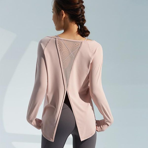 

yoga outfits women's sports running long sleeve jacket breathable gym activewear jogging sport coats chaqueta mujer, White;red