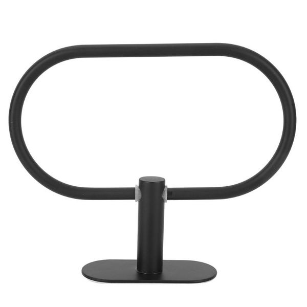 

towel racks black space 304 stainless steel holder round ring wall mounted rack shelf for home el bathroom accessories