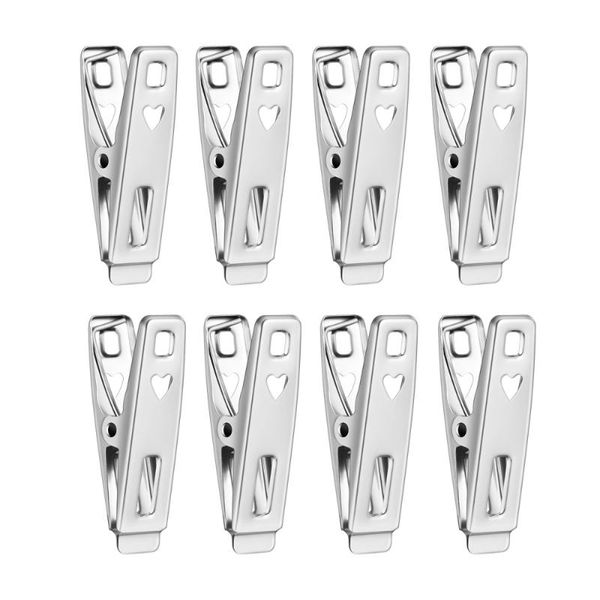 

clothing & wardrobe storage omz 40pcs stainless steel clothes pegs metal clips socks multifunctional clamps