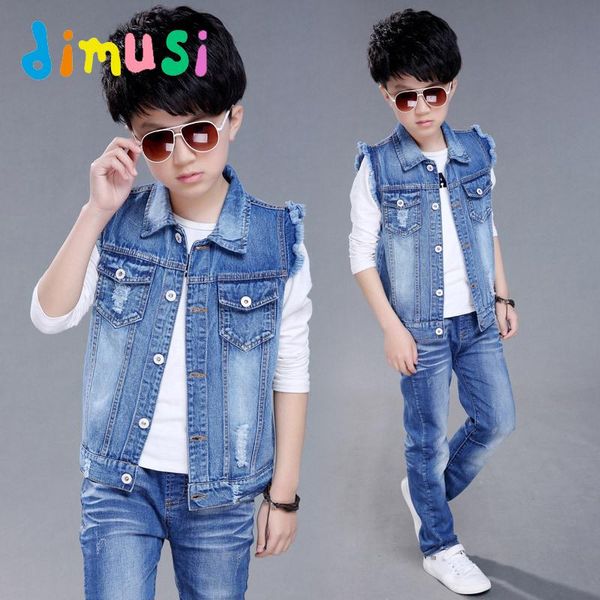 

dimusi children kids denim cotton vest casual boys waistcoats all-match sleeveless baby jackets clothing waistcoat, Camo
