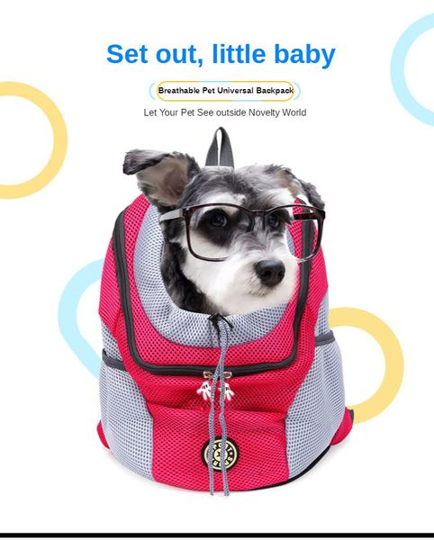 

pet backpack dog cat bag chest portable travel breathable supplies accessories car seat covers