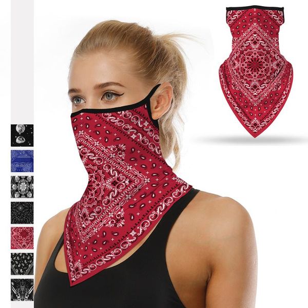 

scarves cycling face masks sport anti-uv clown triangle bandana man woman magic ski scarf bicycle neck gaiter cover headband, Blue;gray