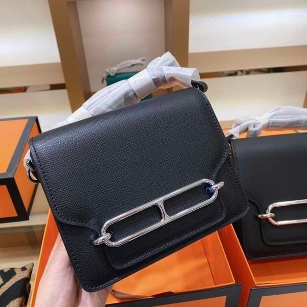 

2021 with pig red nose book small square cow leather hand genuine package women's bag luxuryss designerss yw