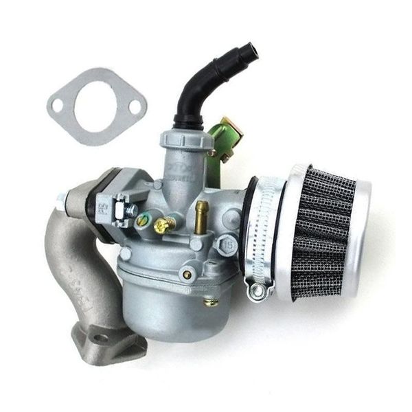 

motorcycle fuel system 19mm pz19 carburetor carburador air filter intake pipe 50cc 70cc 90cc 110cc for taotao sunl atv go-kart