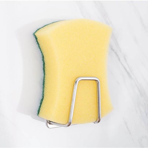 

kitchen storage & organization 1pcs multifunction stainless steel bathroom drying rack sponge holder soap tool