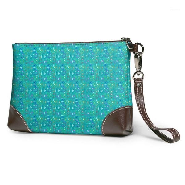 

wallets theme teal lover leather clutch1, Red;black