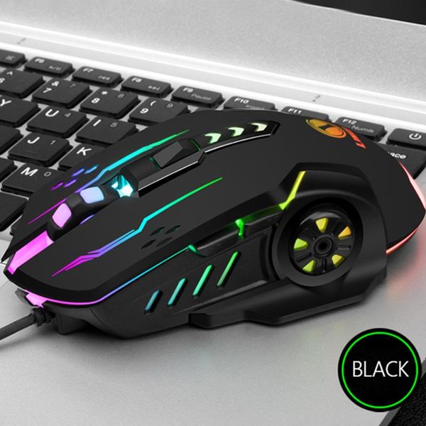 

mice v70 usb wired gaming mouse computer 3600dpi led light optical gamer games lapnotebook for pc