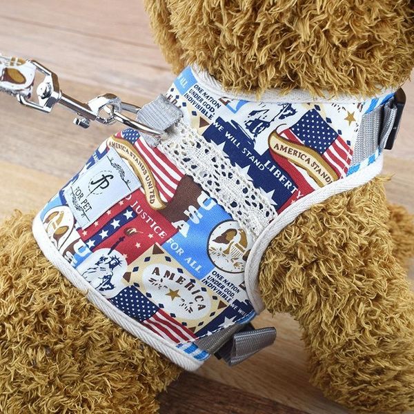 

amazon pet vest-style hand holding rope comfortable breathable dog breast strap leash supplies in stock collars & leashes