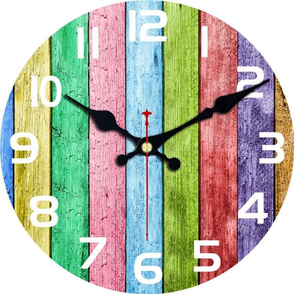 

wall clocks creative colorful design silent home office cafe decoration art decor vintage large