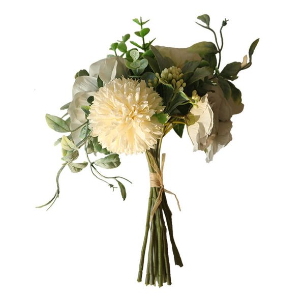 

dried rose bouquet wedding decoration artificia fowers fake pant bouquets dry bouquets home decoration pgraphy props