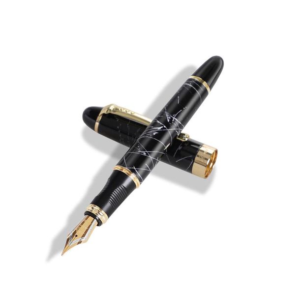 

marble texture fountain pen black ink signing office supplies high-end gifts pens