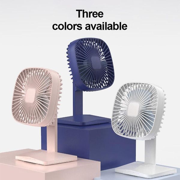 

electric fans portable mini table fan usb charging air conditioner desk3 speed adjustable strong wind home office mute cooling