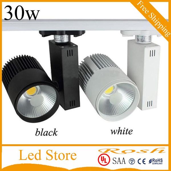

track light 30w rail lights spotlight clothing shoe shop indoor lighting 110v 120v 220v 240v warm cold natural white