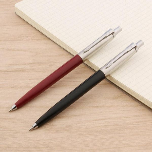 

ballpoint pens metal pen stainless steel color stationery supplies, Blue;orange