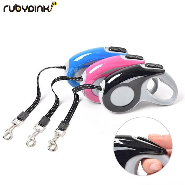 

dog collars & leashes durable reflective pet for small medium dogs automatic extending traction rope retractable walking leash leads