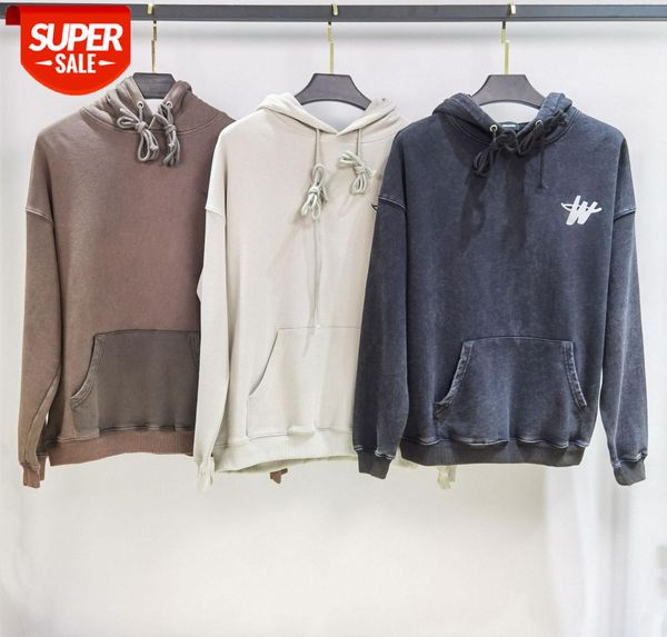 

we11done yiyan qianxi with full body wash loose version hooded sweater #ri5g, Black