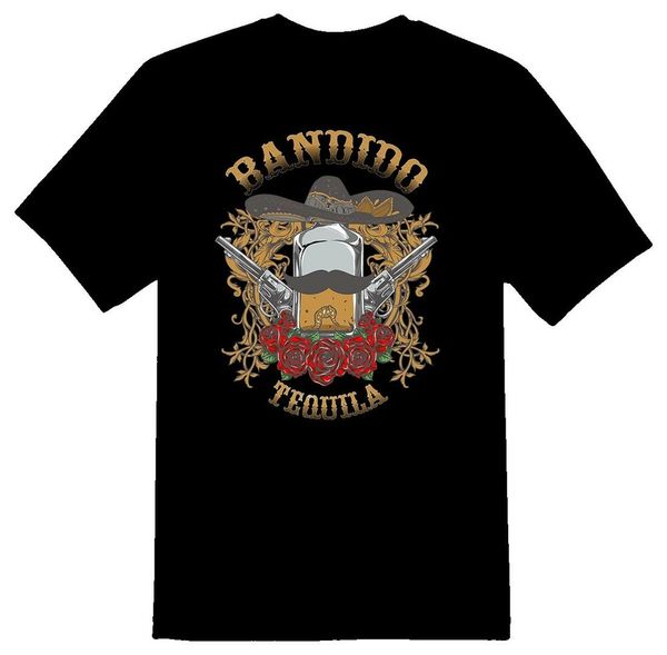 

bandido tequila black or white tee, White;black