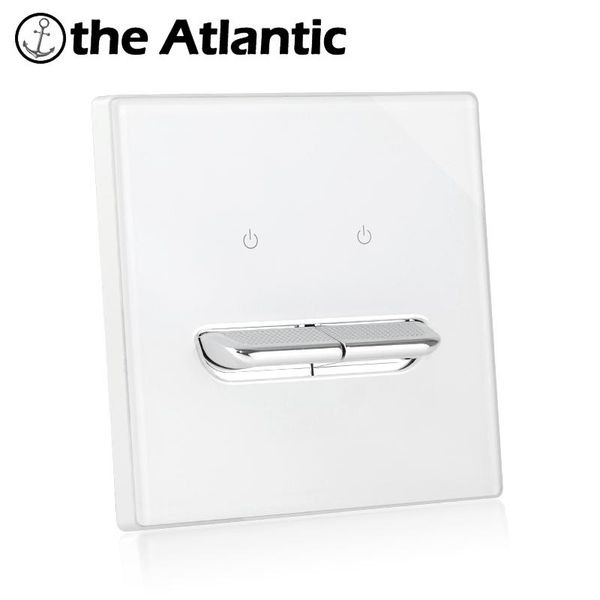 

smart home control light switch with led indicator wall reset intermediate push button white glass frame 16a