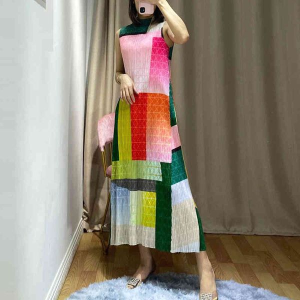 

dresses miyak pleated half turtleneck women's fashion color western style long sleeveless bottoming vest dress tide dr, Black;gray