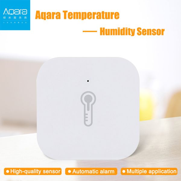 Nuovo sensore di umidità della temperatura originale Aqara Smart Home Device Pressione dell'aria Funziona con l'APP Android IOS Fast Ship