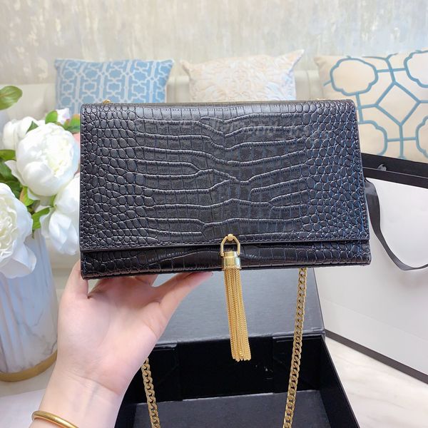 Borsa donna Designer borse di lusso lady casual Borsa a tracolla nappa borse a tracolla Shopping Tote Fashion Alligator Card Holder Scomparto interno Borse con cerniera