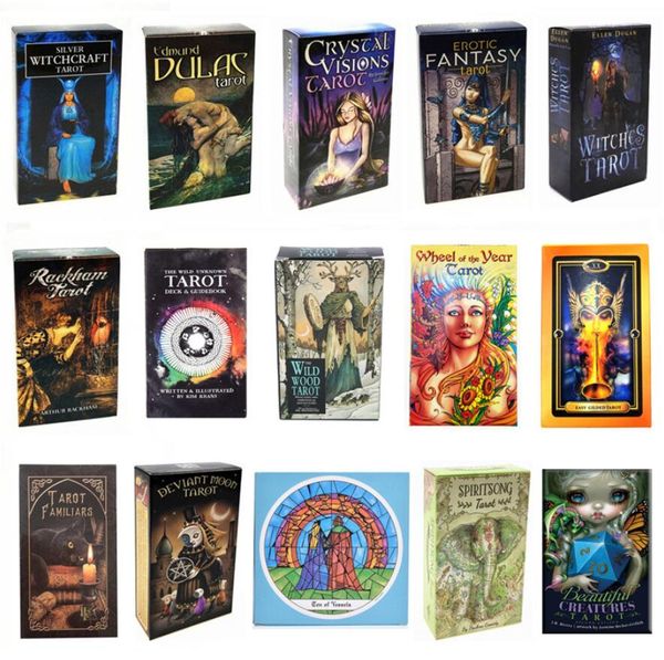 Spiel Tarot 15 Stile Tarots Witch Rider Smith Waite Shadowscapes Wild Board Cards Bunte Box Englische Version