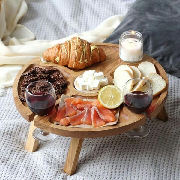 

outdoor wine table folding picnic 5 part separate portable barbecue camping tours furniture bed breakfast snacks desk camp