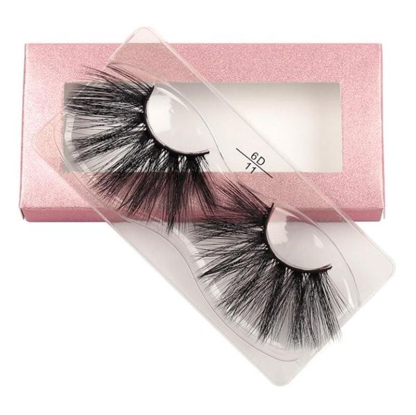 

false eyelashes 1 pair of 25mm curled and extended 6d stage makeup imitation mink hair thick gorgeous