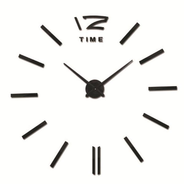 

wall clocks a9lb digital silent sticker 3d acrylic mirror stickers for living room home decoration clock christmas gift