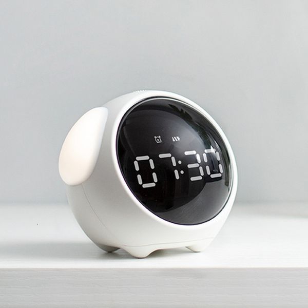 

children's led exprsion pixel intelligent luminous student bedside sleepy digital small alarm clock