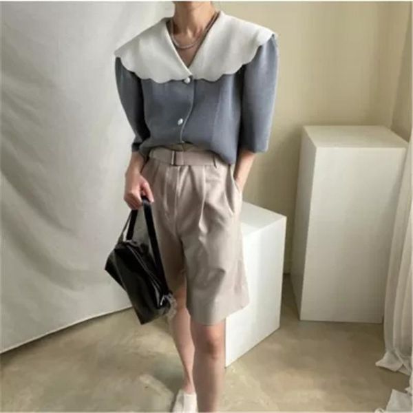 

women's blouses & shirts multicolor summer blouse latest style v-neck korean shirt, White