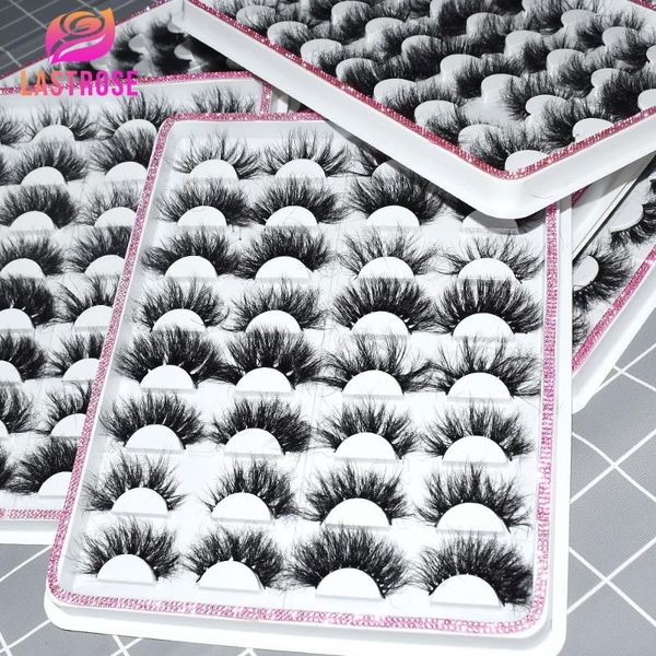 

false eyelashes fluffy 5d 8d 25 mm mink dramatic messy long makeup wholesale 25mm 3d lashes vendor