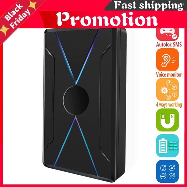 

car gps & accessories magnet tracker voice monitor tracking start sauto sms alarm 4 working modes 12000 mah system better than tk90