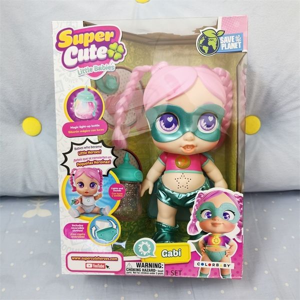 

super cute simulation care puzzle doll girl family gift set toys