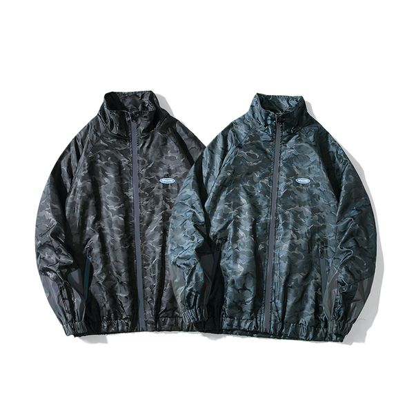 

black jackets quality vintage zip jacket men women jackets coats hoodie kg-173
