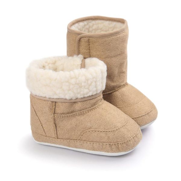 

boots baby soft sole snow crib shoes toddler, Black;grey