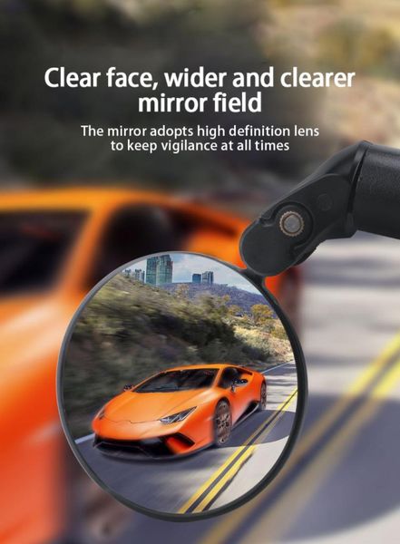 

bike groupsets universal bicycle rear view mirrors adjustable rearview mirror accessories cycling safety tool 360-degree back eye