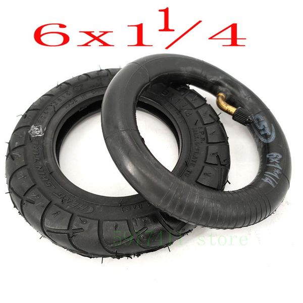 

motorcycle wheels & tires good quality 6x1 1 / 4 tire 6 tnch inner outer inflatable wheelchair electric scooter * 1.25