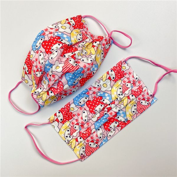 

mask cartoon printing children disposable color cartoon 99 + meltblown cloth face