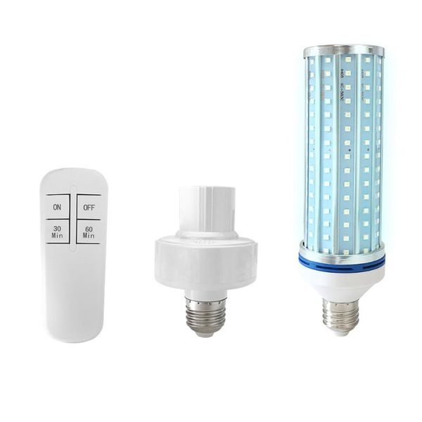 

other lighting bulbs & tubes 60w ultraviolet uv germicidal lamps 110v- 220v disinfection lights lamp led bulb e27 corn light with remote con