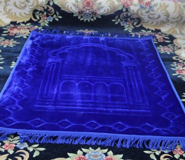 

carpets drop ship 80*125cm large thicken soft flannel prayer blanket mashaallah travelling islamic muslim mat/rug/carpet salat