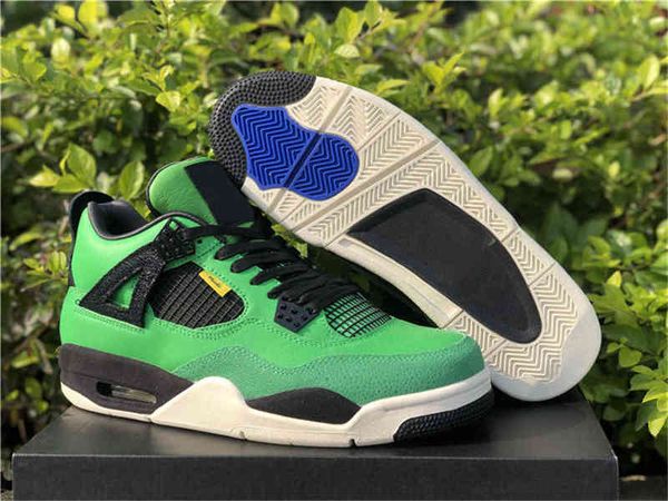 

release 4 manila high og athletic shoes men green black sail limited 150 pairs zapatos trainers sneakers with original box us7-13