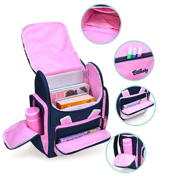 

school bags cute cartoon princess backpack for girls 2 sizes primary kids travel backpacks mochila escolar