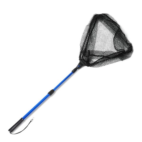

retractable fishing net telescoping foldable landing easy catch and release pole handle mesh accessories